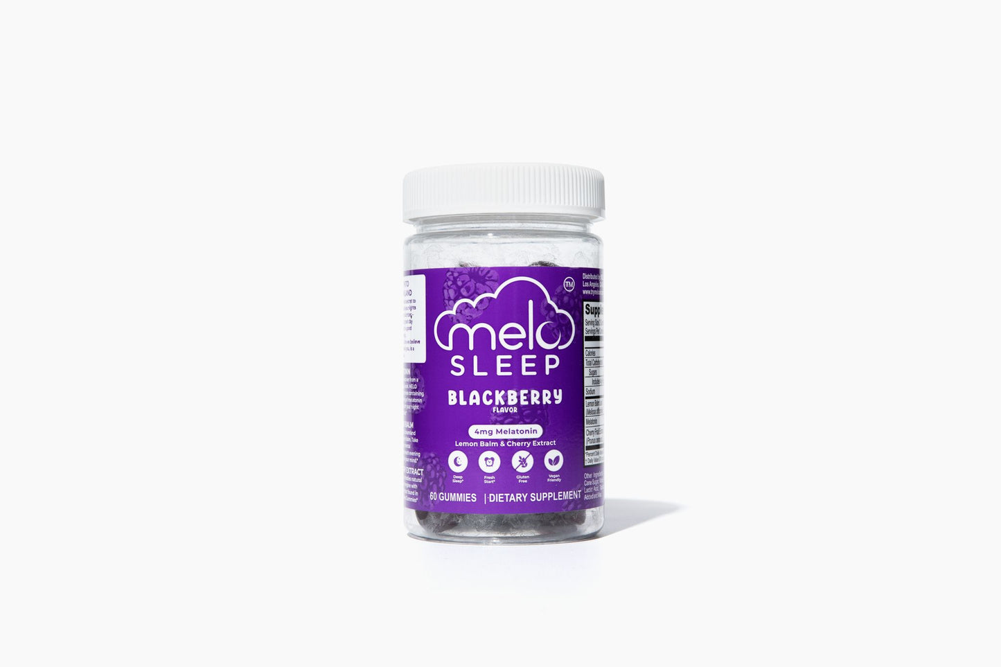 MELO Sleep Gummies - Blackberry (60CT Bottle)