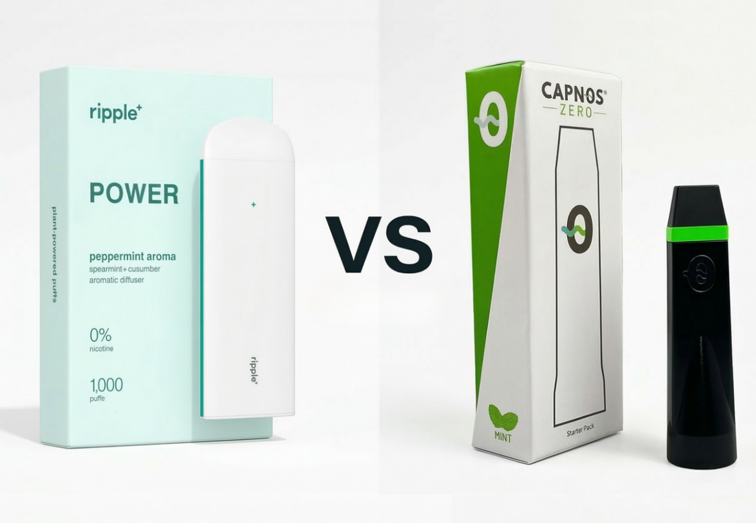 Capnos vs. Ripple+ - Which No Nicotine Vape Brand to Use MELO Labs, Inc. Capnos vs. Ripple+ - Which No Nicotine Vape Brand to Use MELO Labs, Inc.