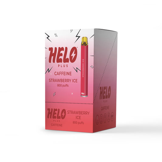 HELO Plus Caffeine Vape | Banana Ice Flavor | 10 Pack | Nicotine Free MELO Labs, Inc. HELO Plus Caffeine Vape | Banana Ice Flavor | 10 Pack | Nicotine Free MELO Labs, Inc.