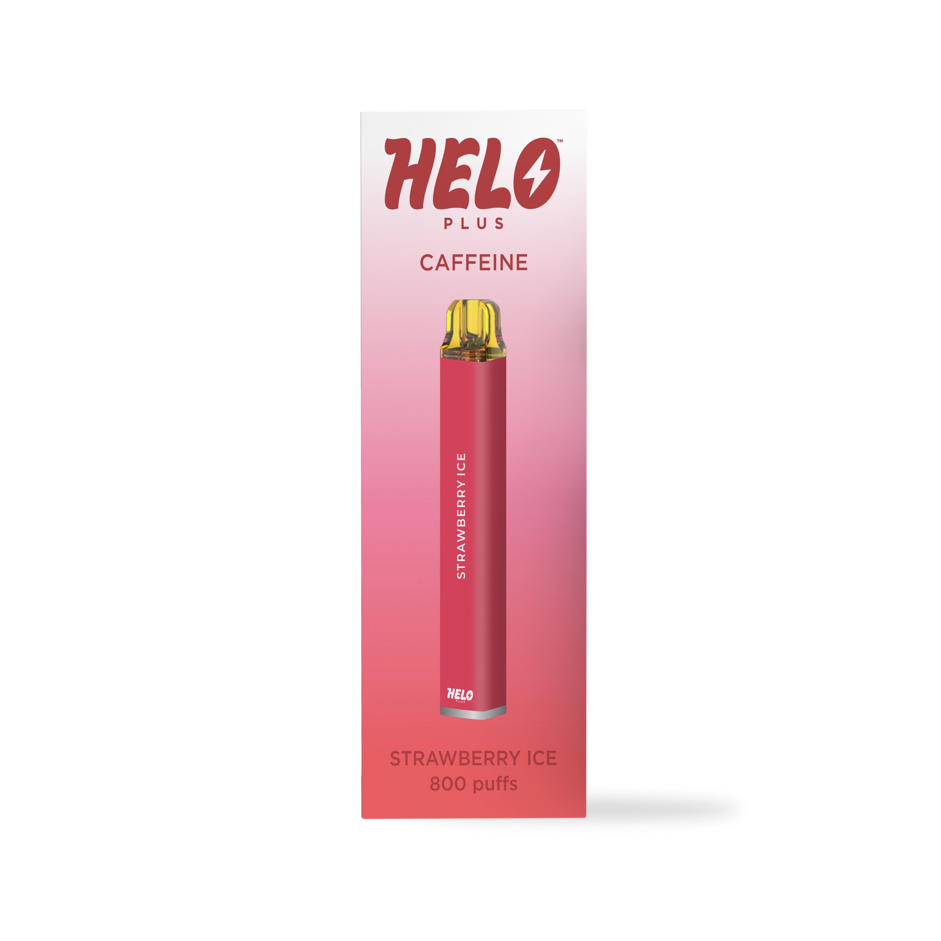 ベイブ HELO Plus Caffeine Vape | Strawberry Ice Flavor | Nicotine Free