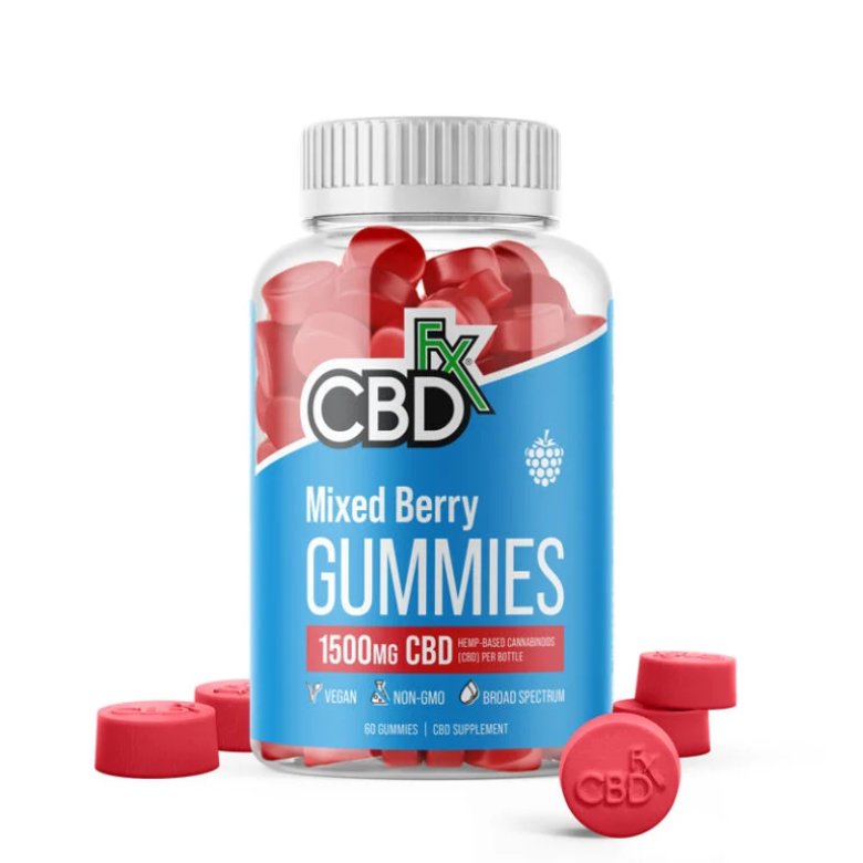 bottle of CBDfx CBD Gummies