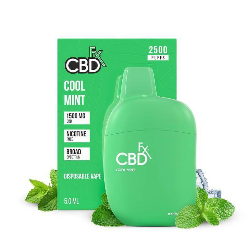 CBDFx vape in Cool Mint flavor