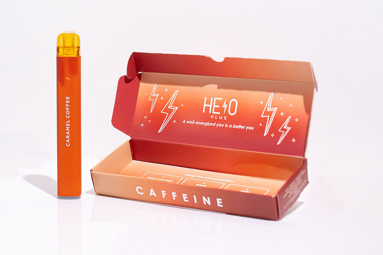 Single pack of HELO Plus Caramel Coffee vape