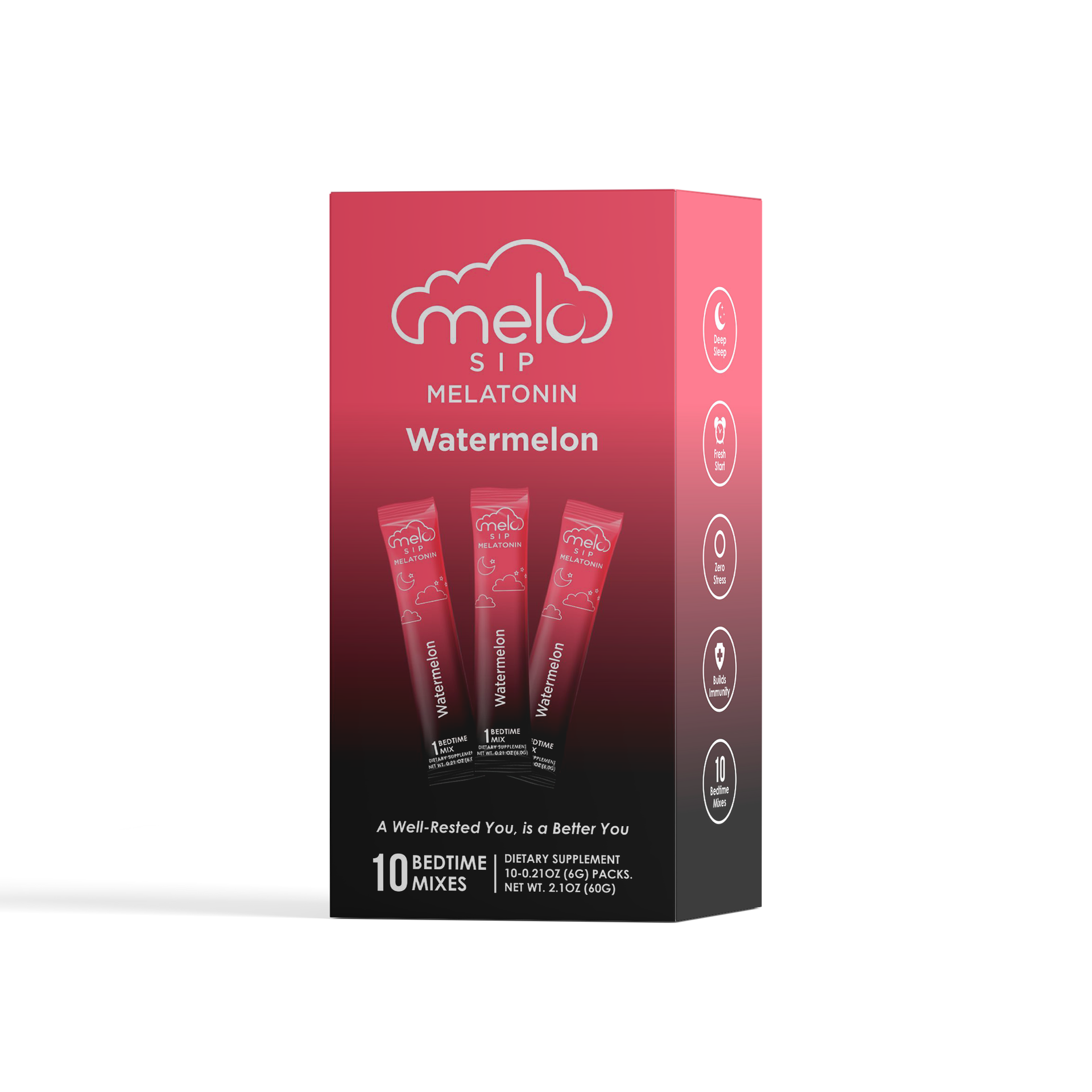 Melatonin Packet – Watermelon | MELO Sip – MELO Labs, Inc.