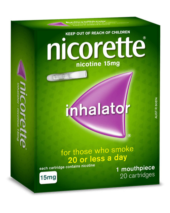 Nicorette Inhalator packaging
