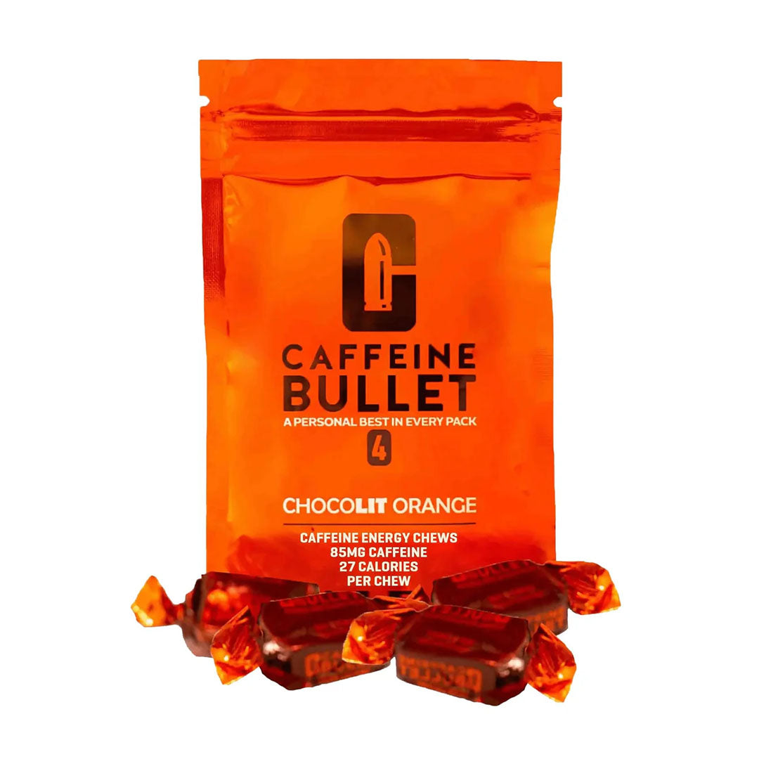package of Caffeine Bullet ChocoLIT energy gummies
