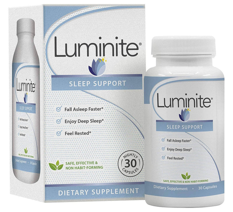 Luminite Sleep Support - Nighttime Sleep Aid Supplement