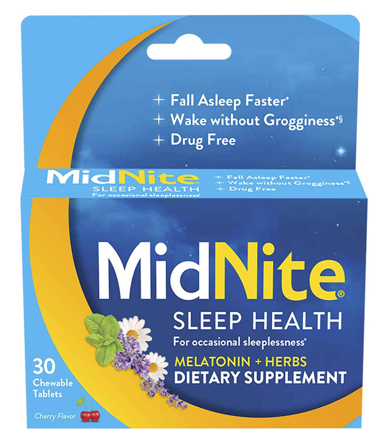 MidNite Drug-Free Sleep Aid Chewable Tablets