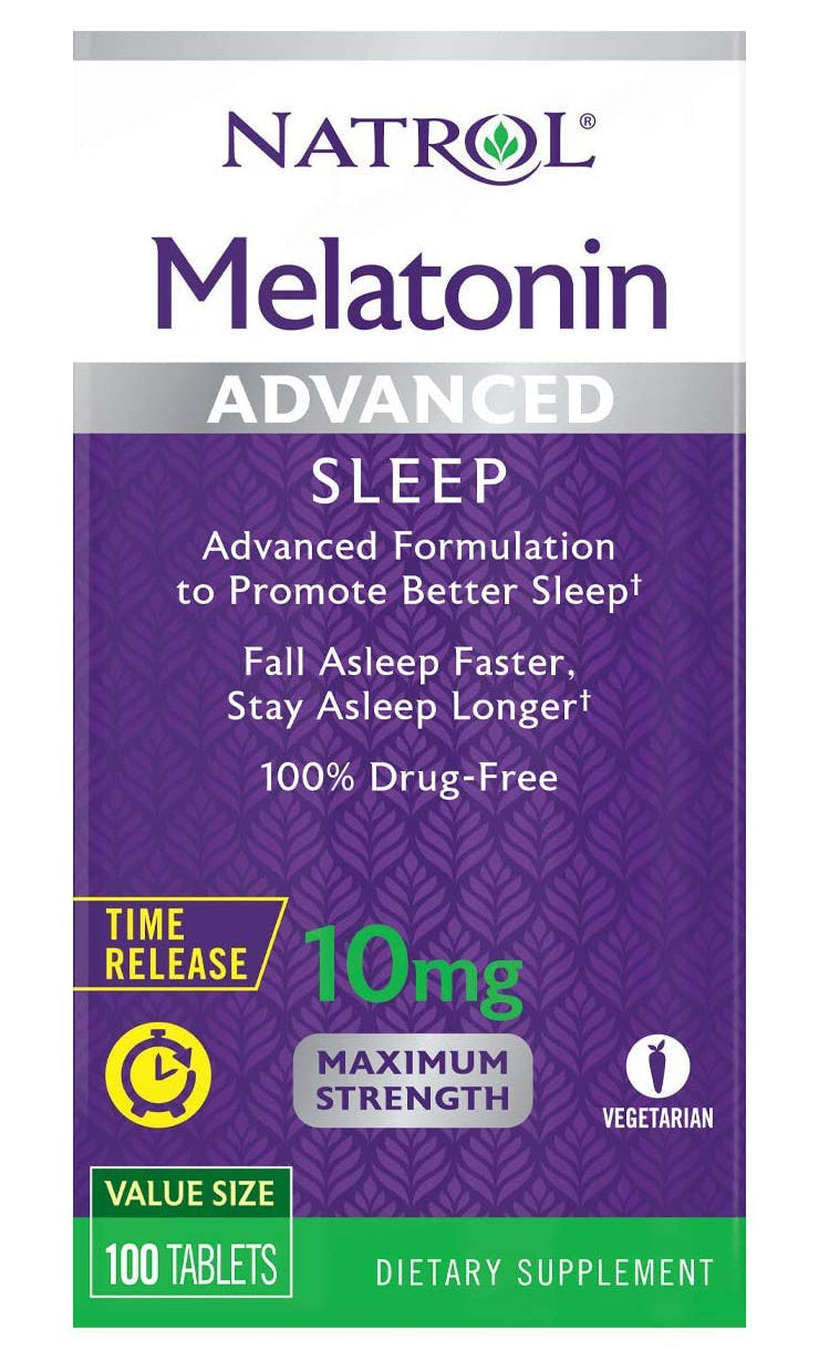 Natrol Melatonin Advanced Sleep Tablets with Vitamin B6