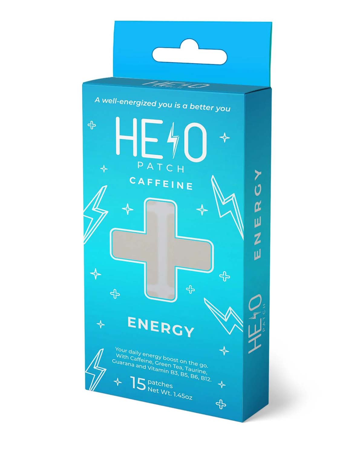 single packaging of HELO Caffeine Patch
