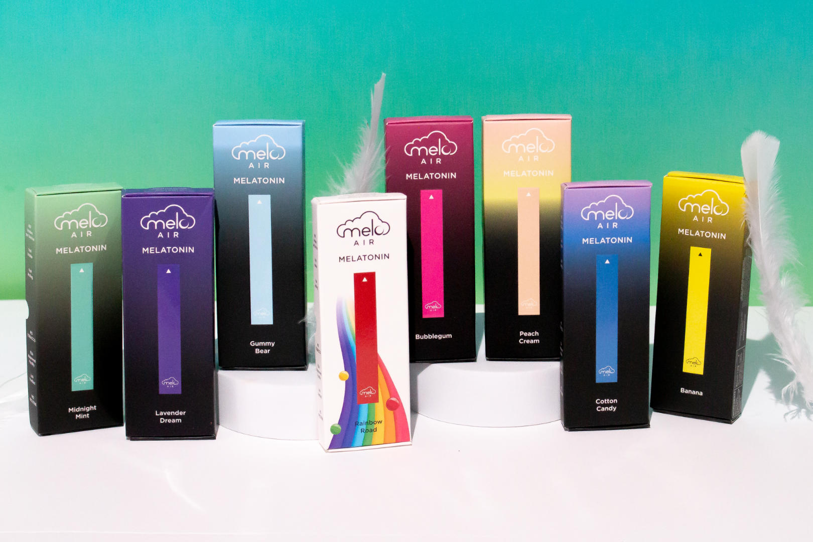 Melo Air Melatonin Diffusers in different flavors