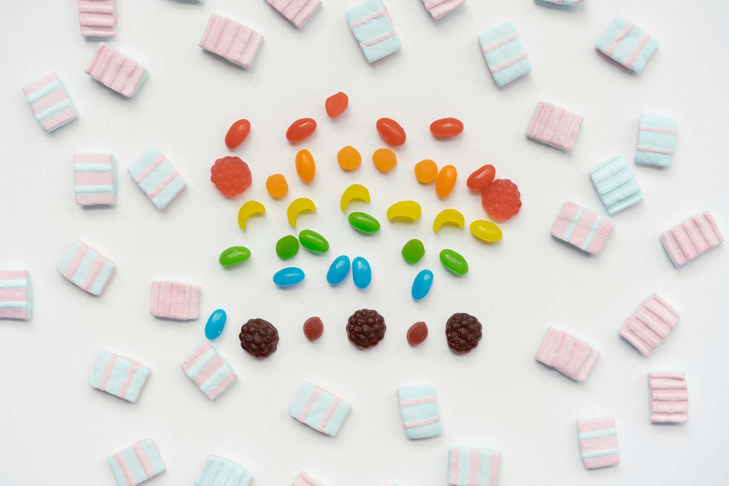 Assorted gummies