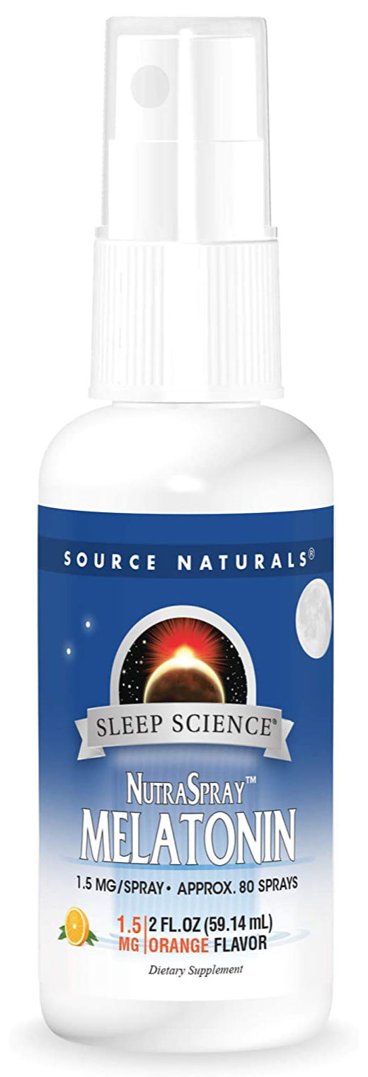 Source Naturals Sleep Science NutraSpray Melatonin in orange flavor