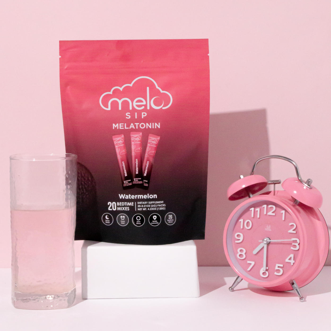MELO Sip in Watermelon flavored drink