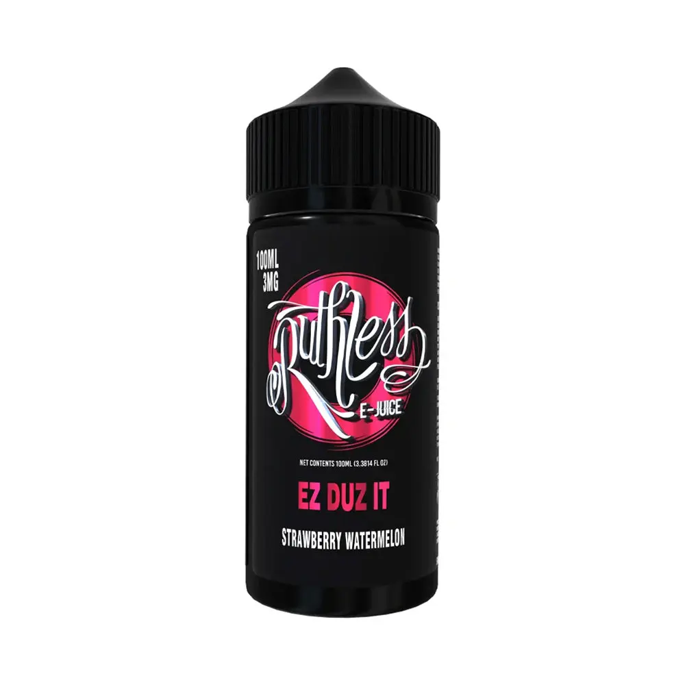 bottle of Ruthless Vapor's vape juice