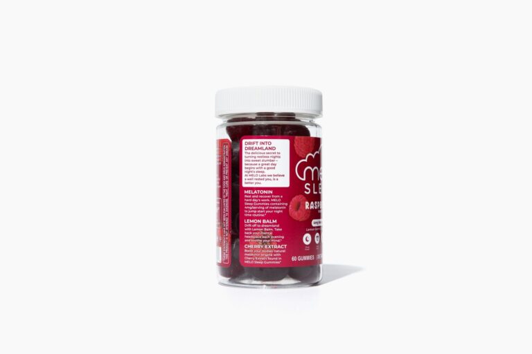 Alternative view of MELO Sleep Gummies - Raspberry (60CT Bottle)
