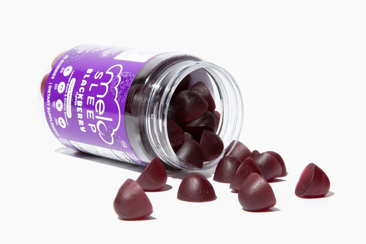 MELO SLEEP Gummies on white background