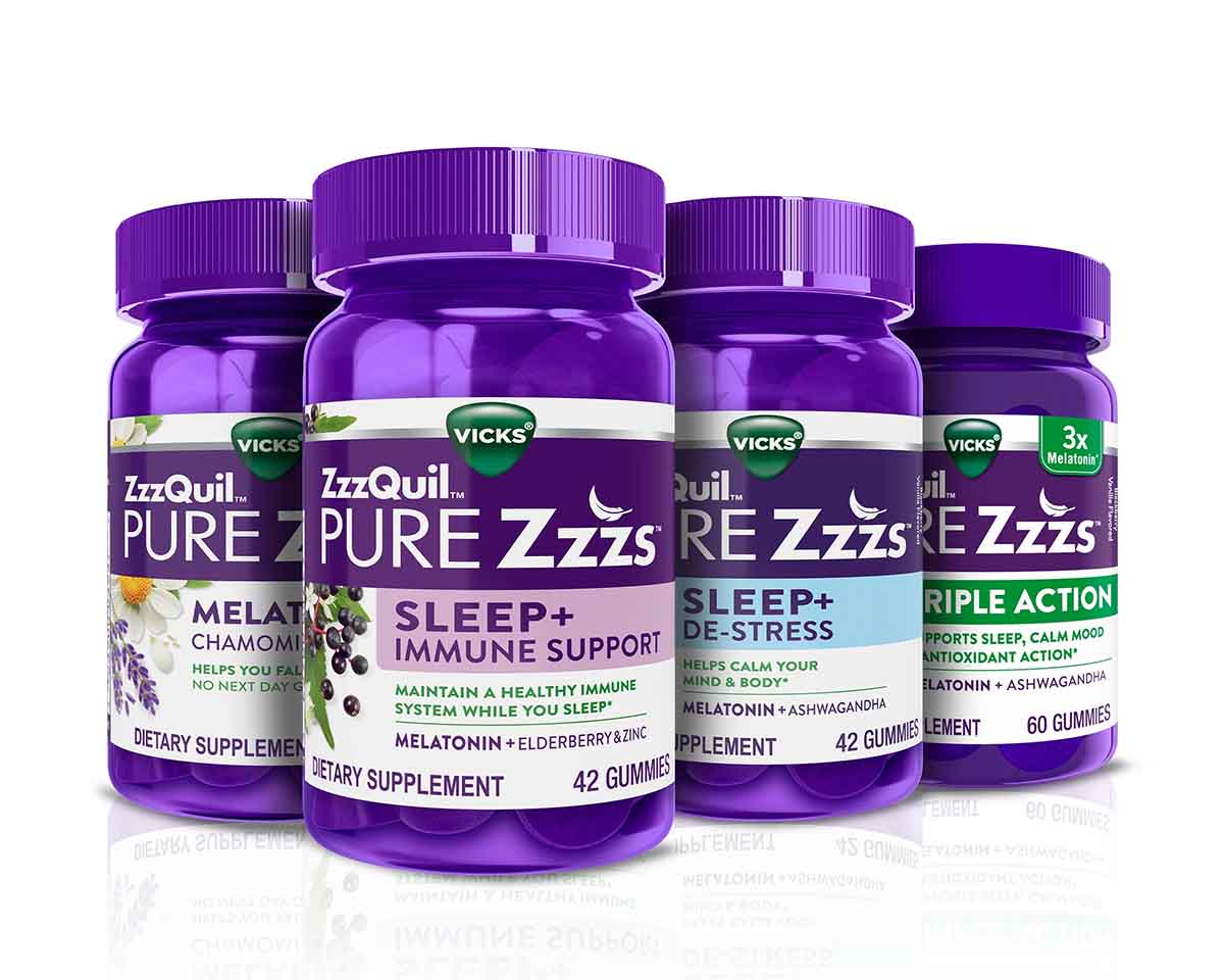 ZzzQuil PURE Zzzs Melatonin Gummies