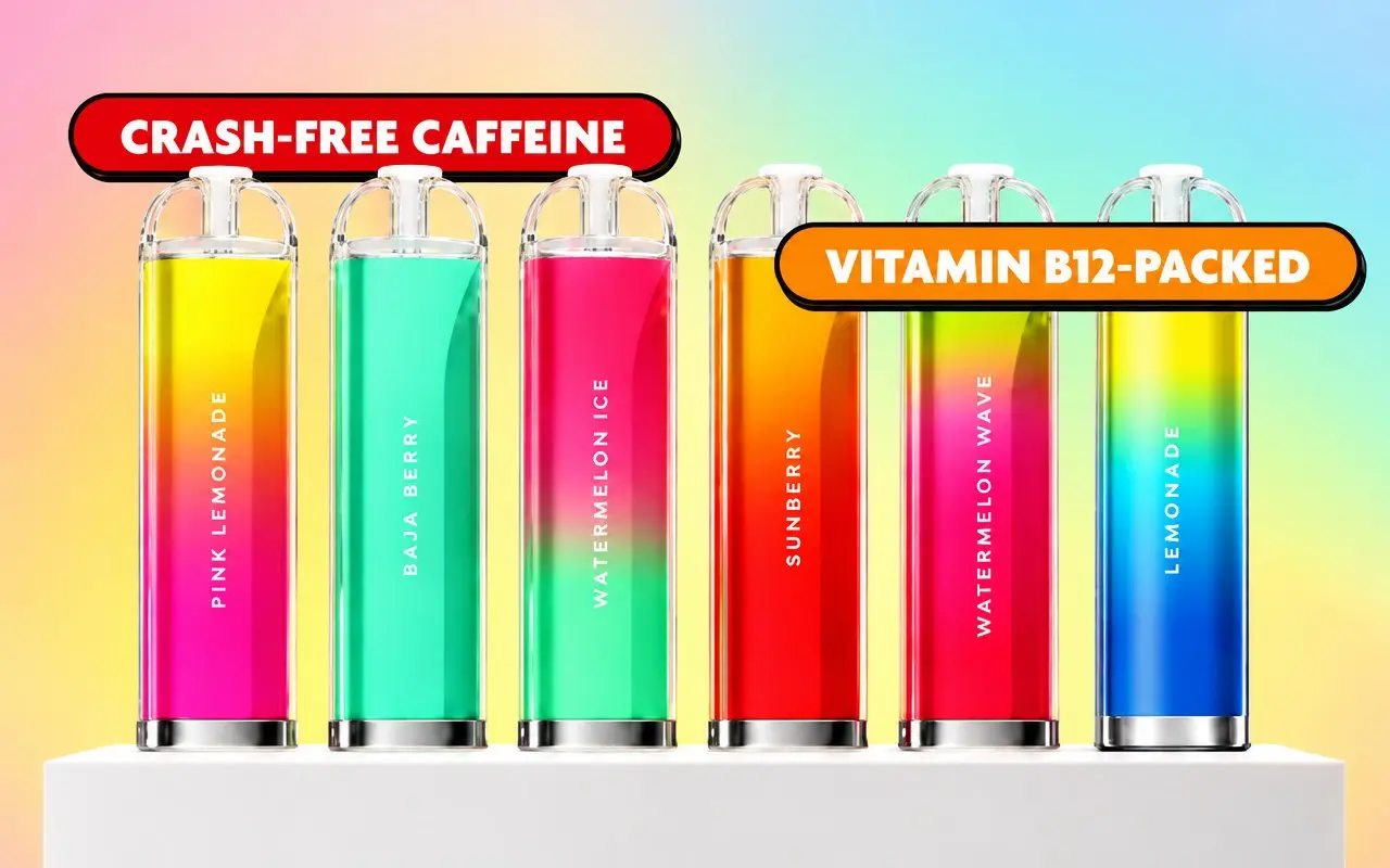 HELO Lux diffusers: crash-free caffeine and vitamin B12-packed